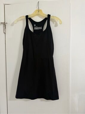 all in motion Black Racerback Athletic Tank Dress